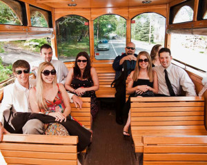 Charter Bus Rental Maine, trolley