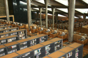 The Library at Alexandria, charter bus Maine